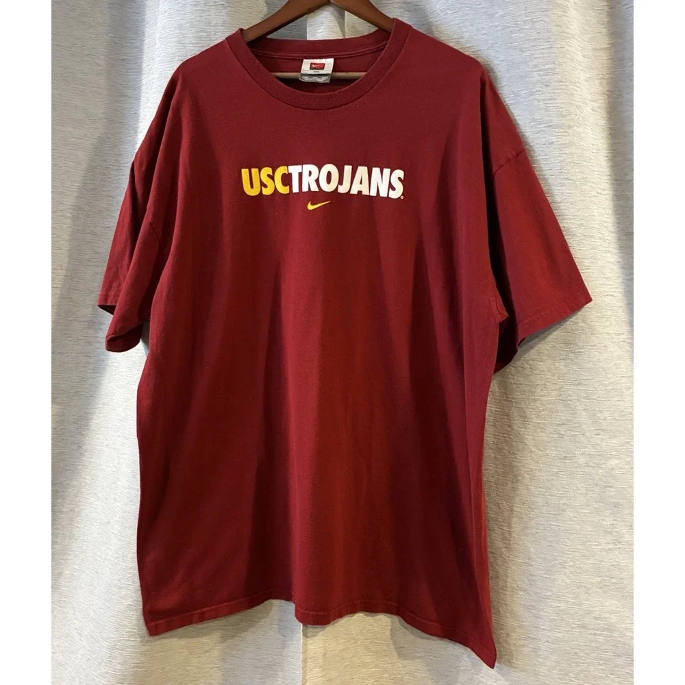 Nike USC Trojans cardinal cotton t-shirt‎ Size XXL